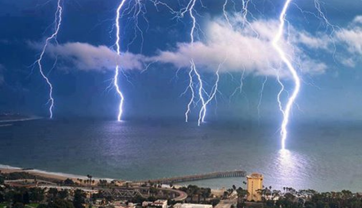 عاصفة كاليفورنيا "أقوى" من عاصفة لبنان!