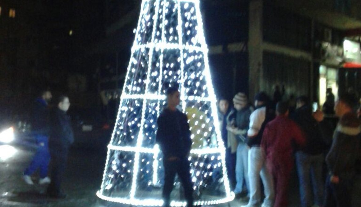 شجرة الميلاد في جبل محسن
