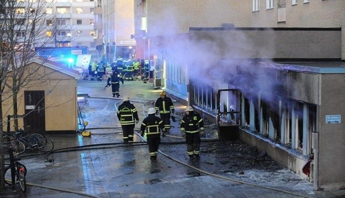 هجوم على مسجد في السويد