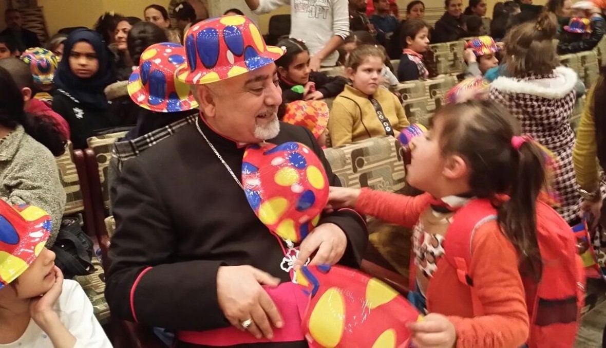 فرح العطاء احتفلت بالميلاد مع اطفال بغداد