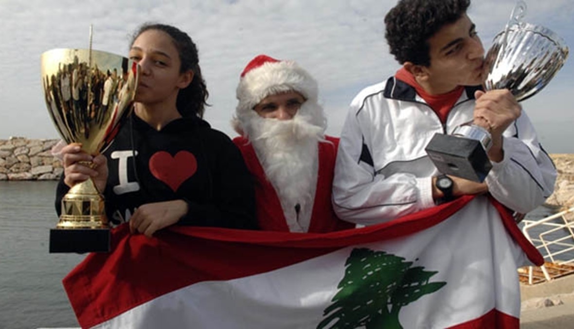 محمد بغدادي وسارة الخطيب بطلا سباحة الميلاد الـ 56 لنادي الجزيرة 