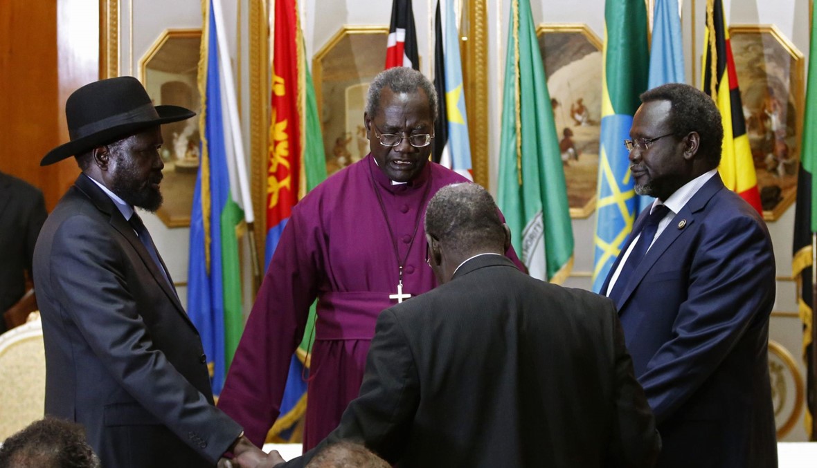 سلفا كير وخصمه ماشار يوقّعان اتفاق مصالحة جنوب السودان