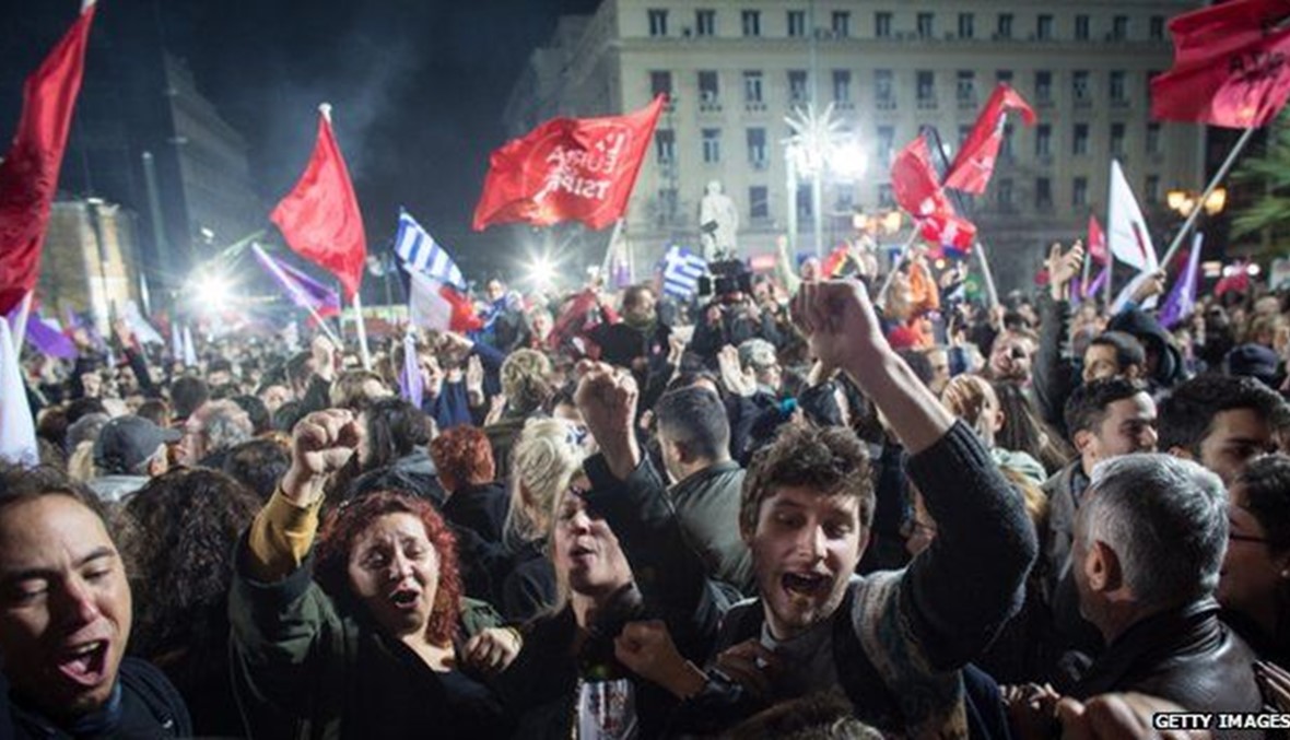 فوز تاريخي لحزب "سيريزا" اليساري في الانتخابات التشريعية اليونانية