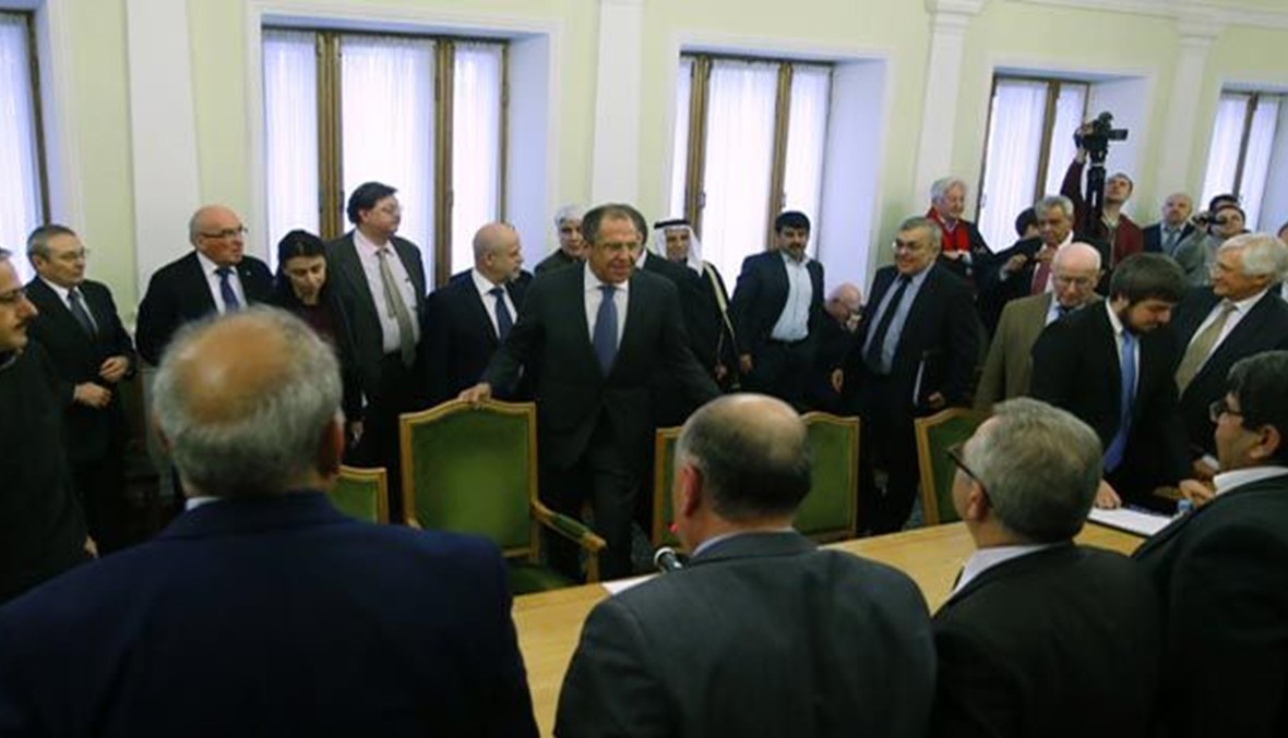 "ورقة" روسية رفضتها المعارضة السورية لافروف: خطوة نحو مفاوضات موسّعة