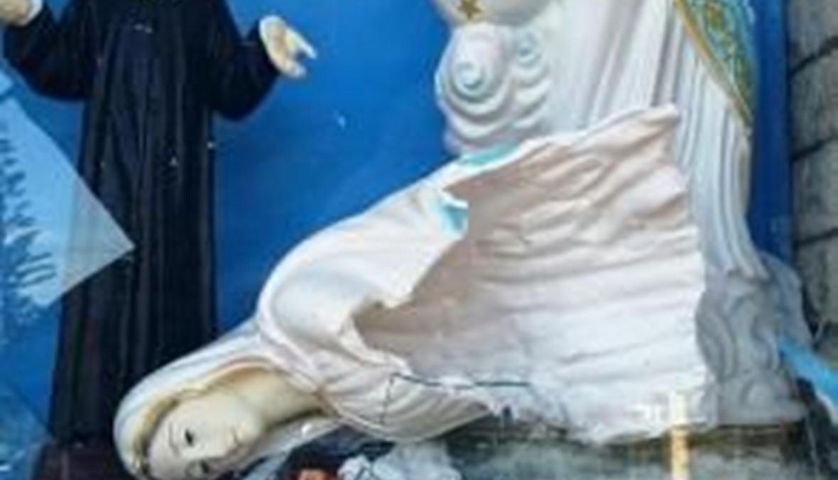 اعتداء على تمثال العذراء في سيدني
