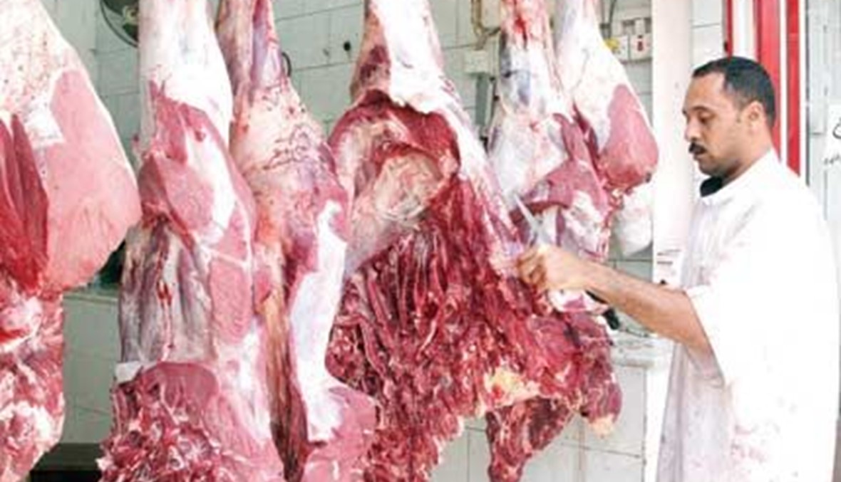 ختم  محلات لبيع اللحوم في صبرا بالشمع الأحمر
