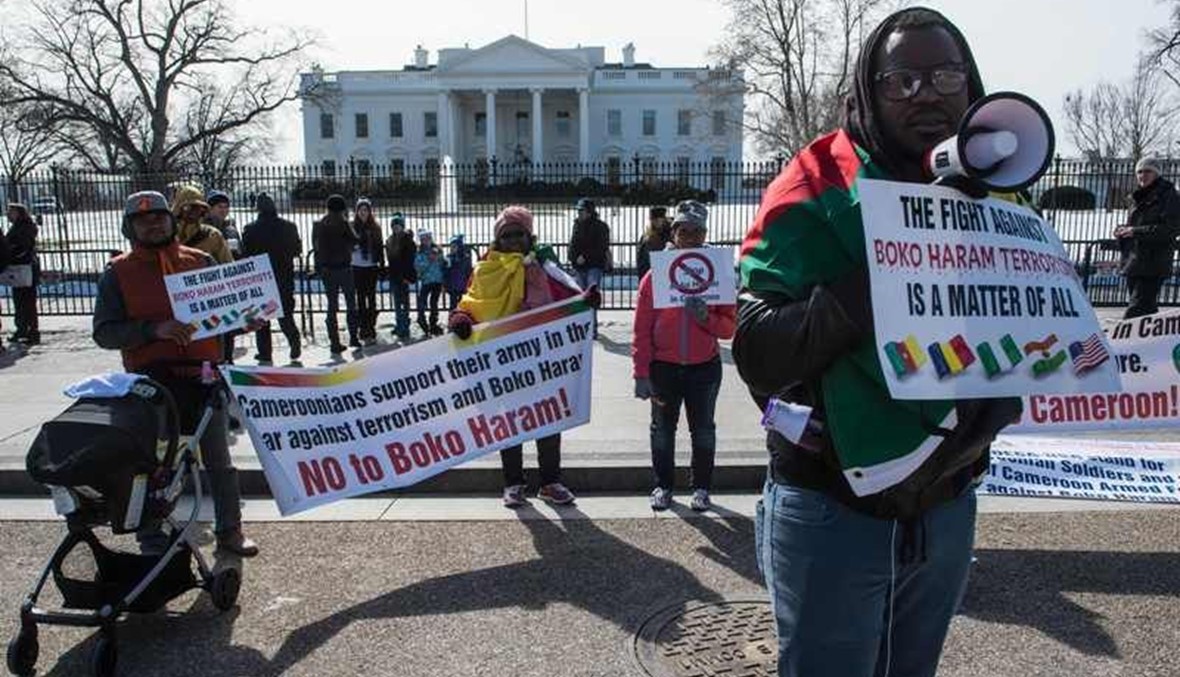 محتجون في الكاميرون يدعون الى قتل زعيم بوكو حرام