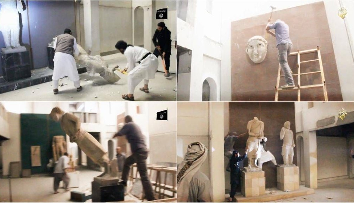 أبرز ما خربه "داعش" في متحف الموصل (خاص "النهار")