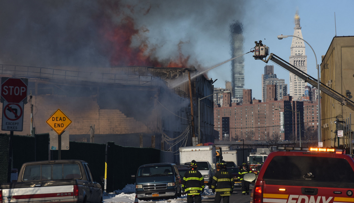 حريق في مخزن في نيويورك يدمر وثائق مليون قضية