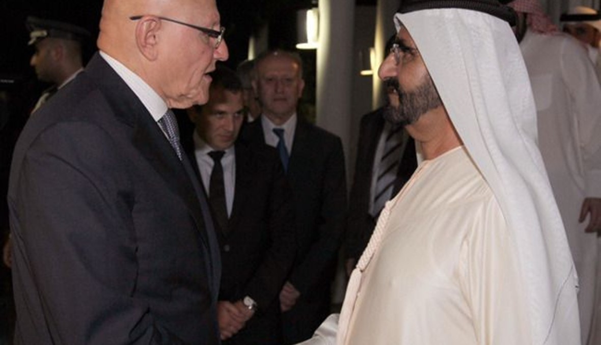 حاكم دبي لسلام: لا قرار باستهداف اللبنانيين في الامارات