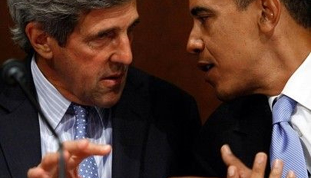 كيري: اوباما "ملتزم بحل الدولتين" بين اسرائيل والفلسطينيين