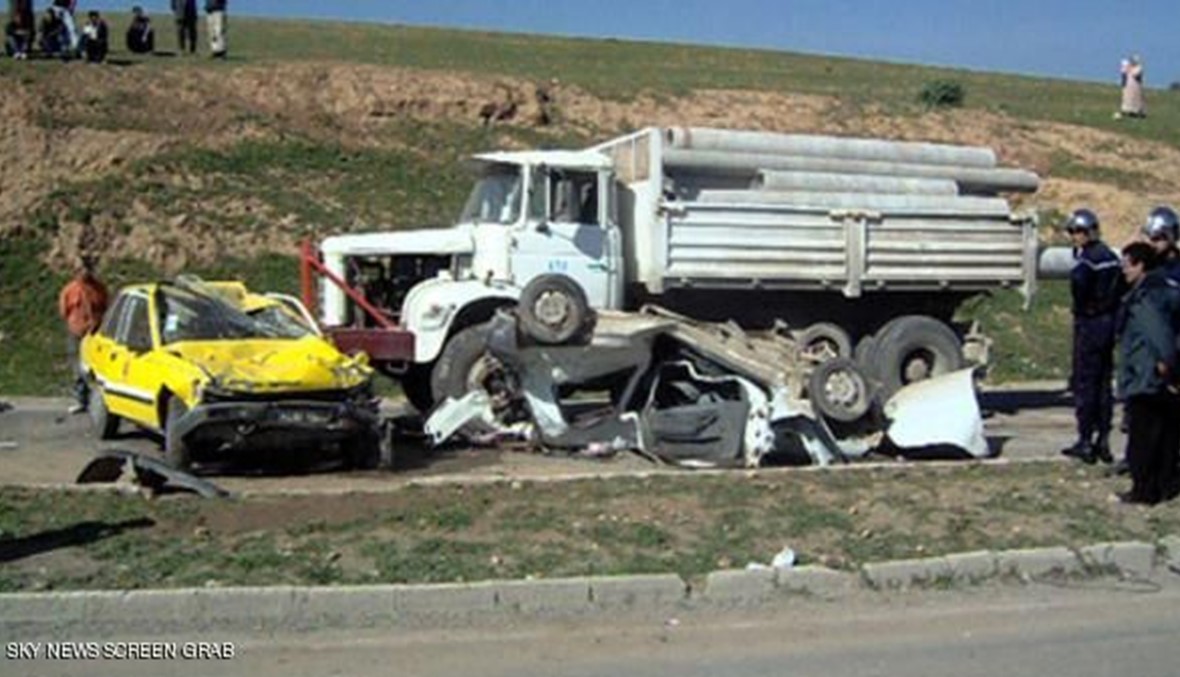 حادث سير مروع في الجزائر