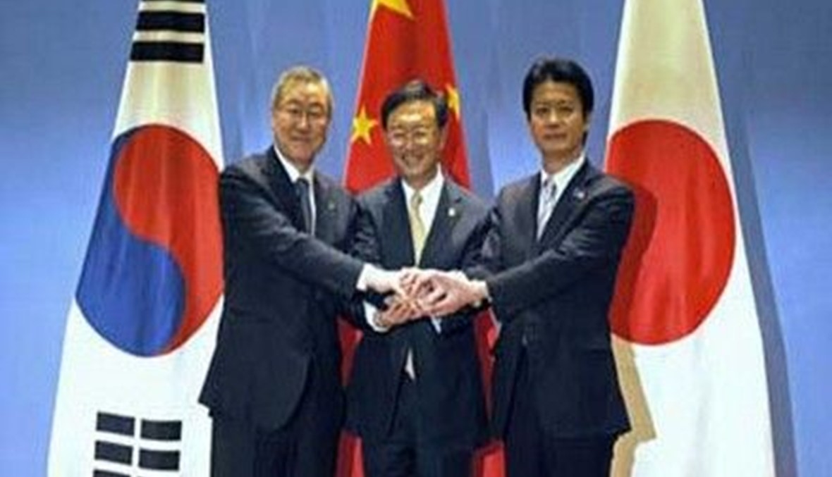 اجتماع ياباني- صيني- كوري جنوبي للمرة الأولى منذ ثلاث سنوات