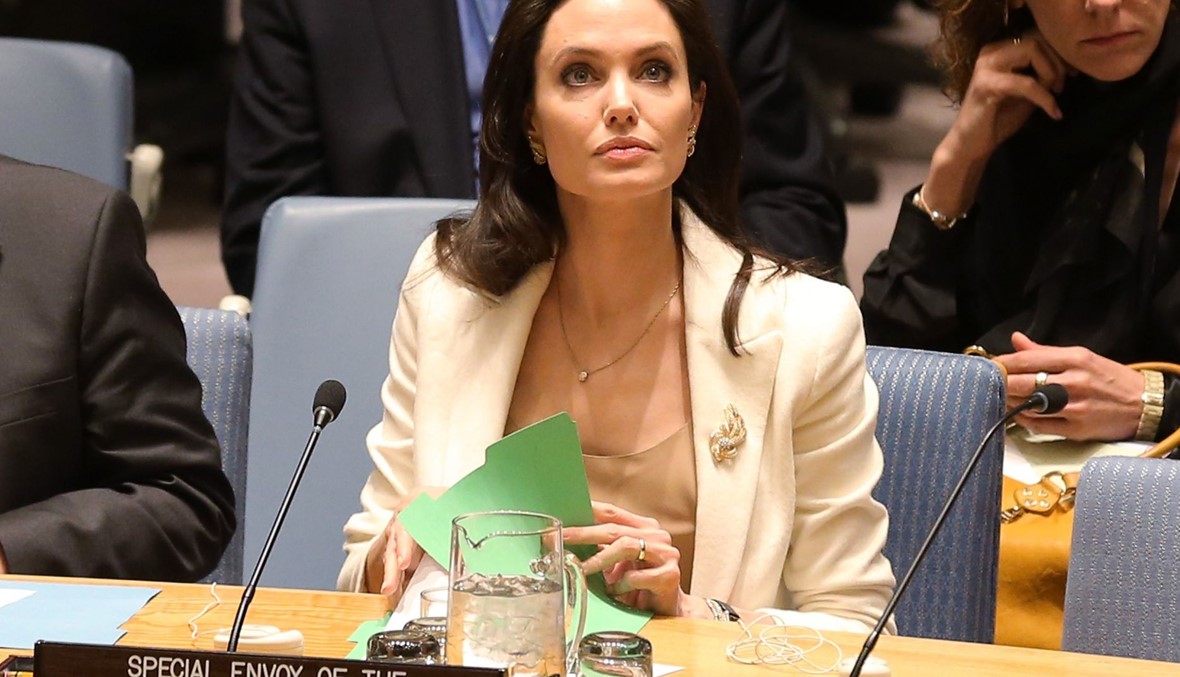 آنجيلينا جولي حملت الى مجلس الأمن هموم اللاجئين السوريين ودول الجوار