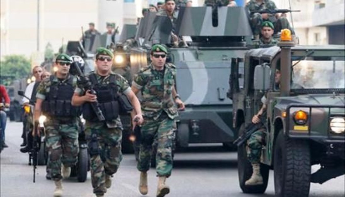 الجيش أوقف لبنانيَيْن في شرحبيل يشكلان خلية ارهابية