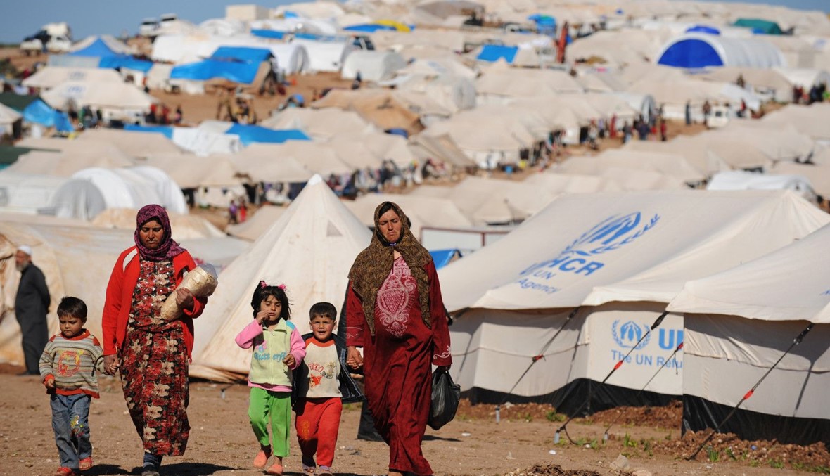 مفوضية اللاجئين: أكثر من 1455 نازحاً سورياً يعيشون في مخيمات عشوائية في البقاع الأوسط والغربي