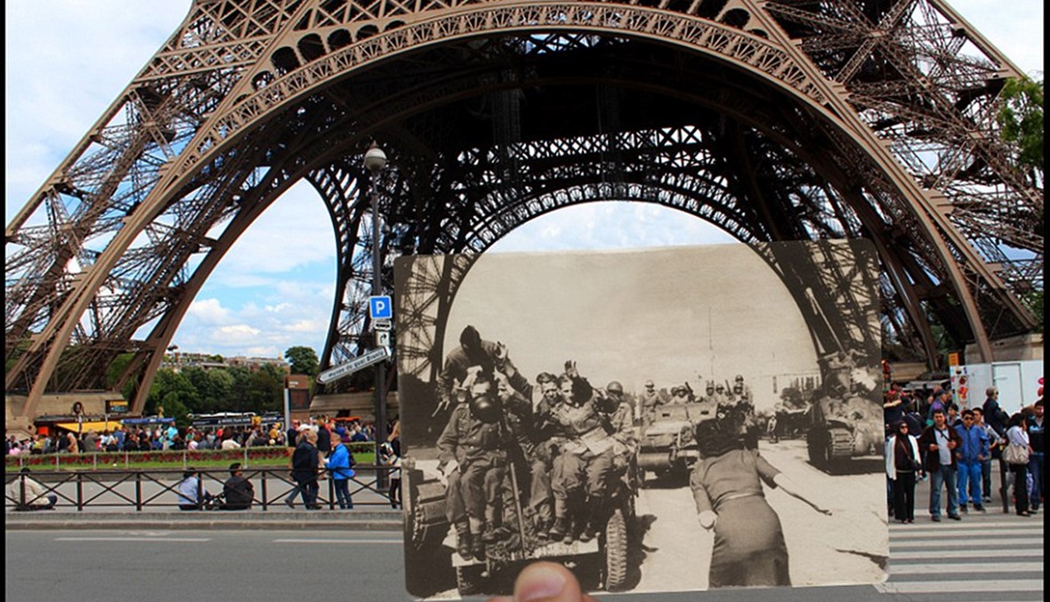 10 صور تقارن باريس الحرب العالمية الثانية بباريس اليوم