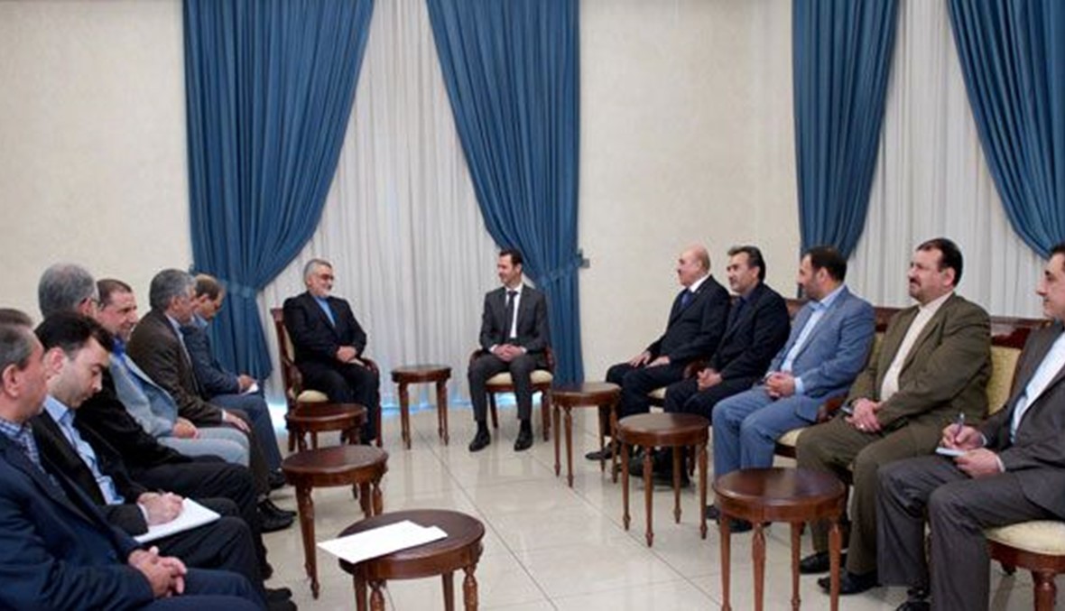 بالصورة: علي المملوك يظهر في لقاء الأسد- بروجردي