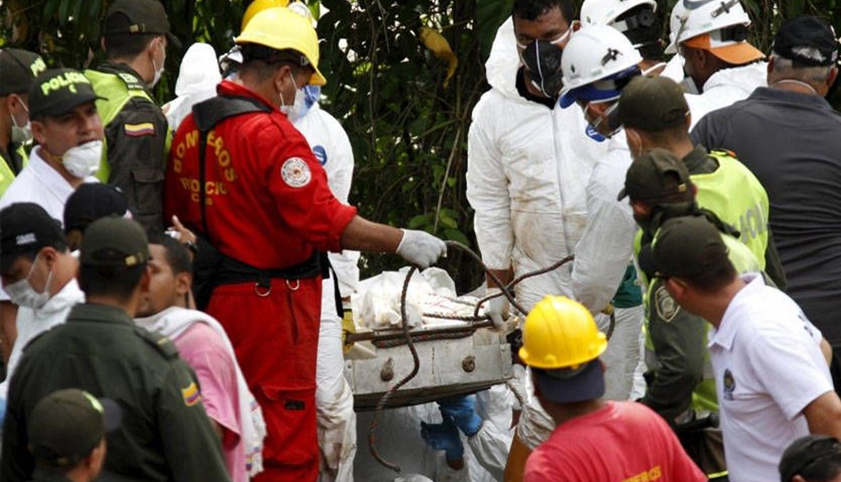 انزلاق تربة في كولومبيا يحصد 61 قتيلاً