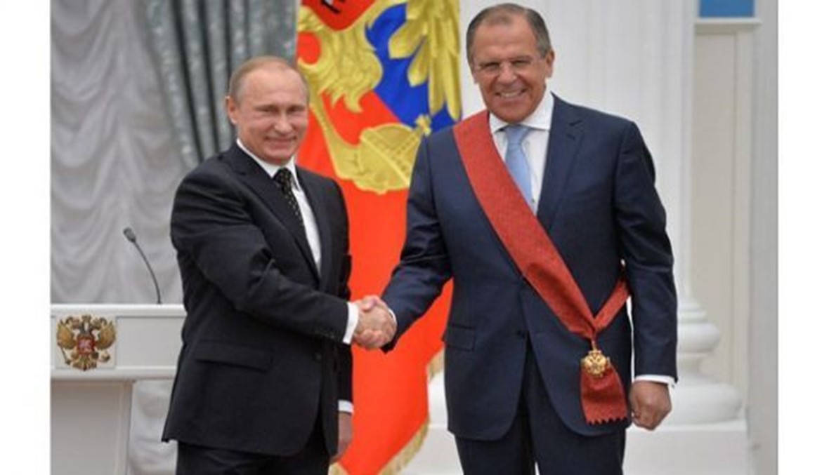 بوتين يمنح لافروف وسام الاستحقاق