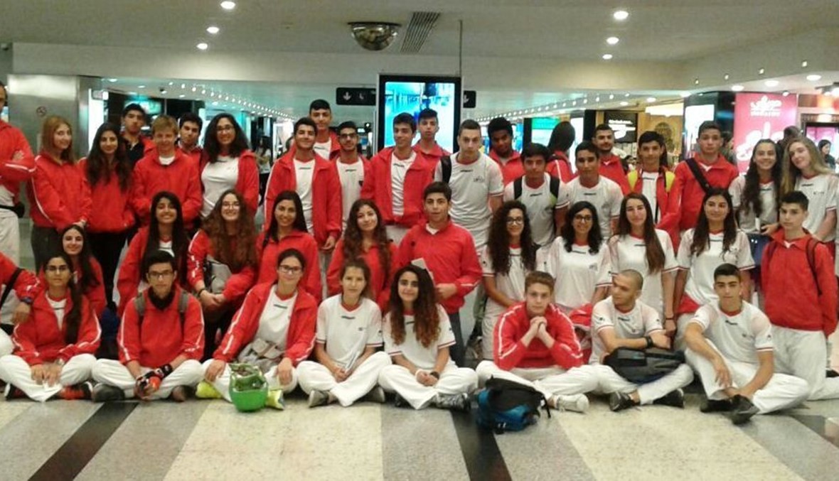 بعثة الليسيات الفرنسية في لبنان الى الالعاب الدولية للشباب 2015