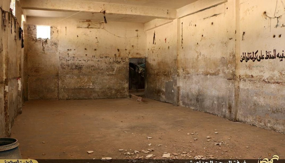 صور لسجن تدمر بعد دخول "داعش"