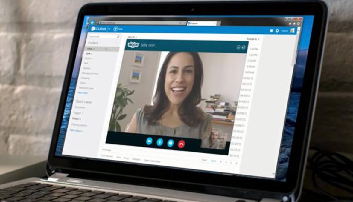 Skype متوافر على خدمة Outlook
