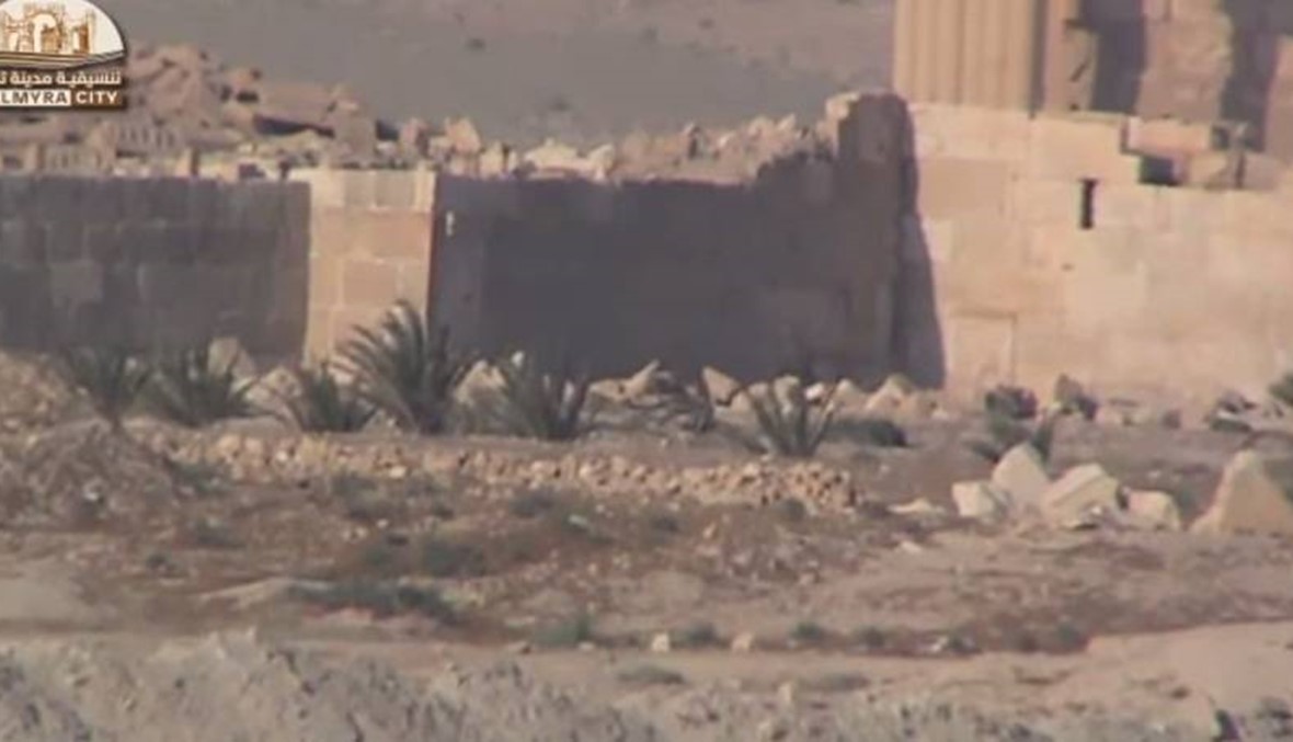 النظام السوري يسبق "داعش" في تخريب آثار تدمر (فيديو)