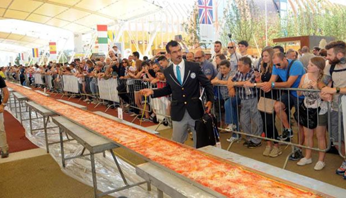 أطول بيتزا "مارغاريتا"