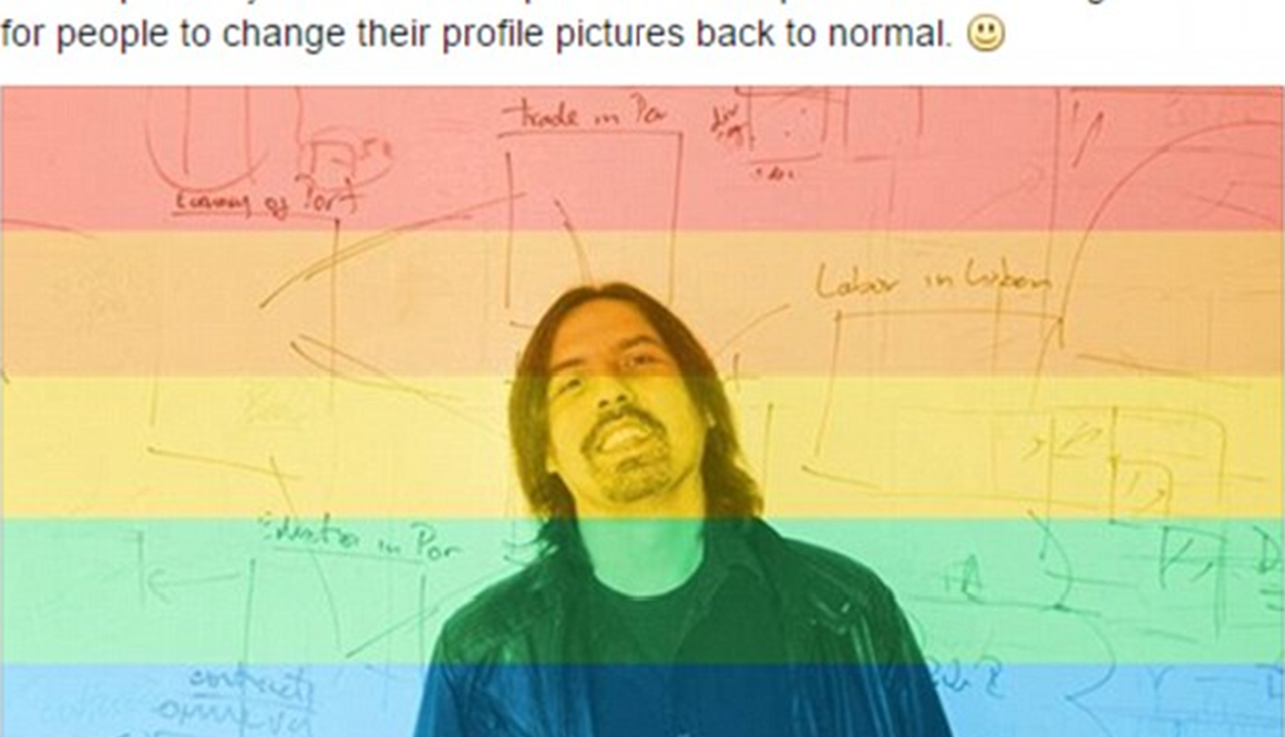 هل خدع "فايسبوك" مستخدمي صور قوس القزح للتضامن مع المثليين؟!