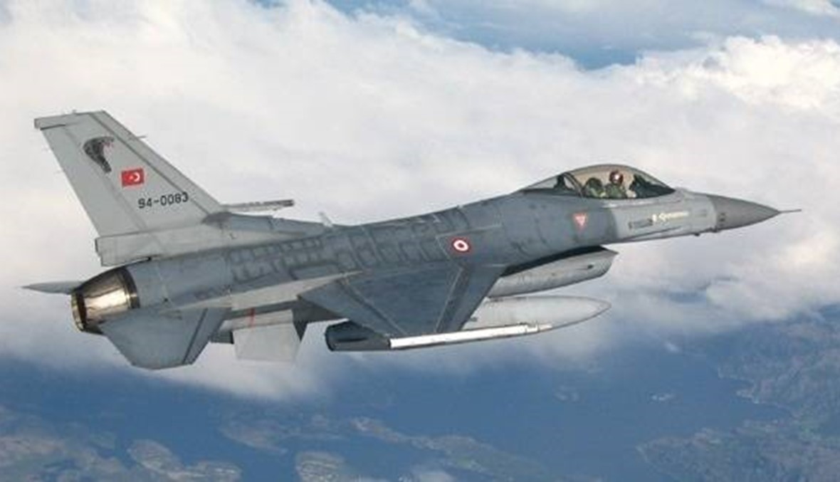 مقاتلات اف-16 تركية تقصف اهدافا للمسلحين الاكراد في العراق