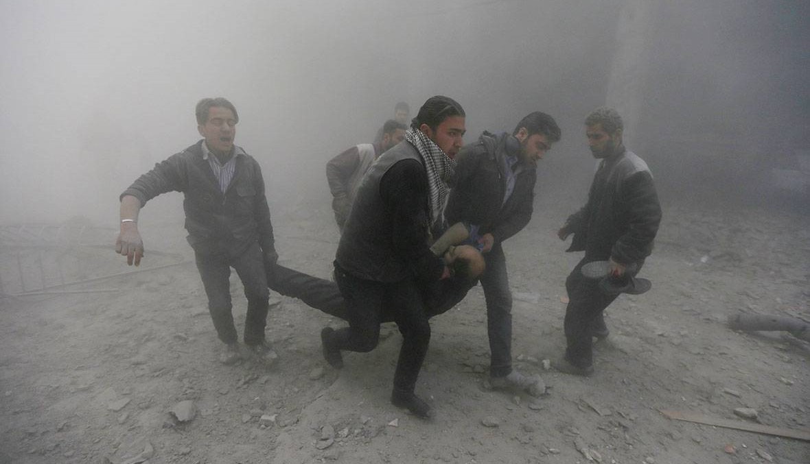 مقتل 37 مدنياً في قصف جوي لقوات النظام السوري على الغوطة الشرقية