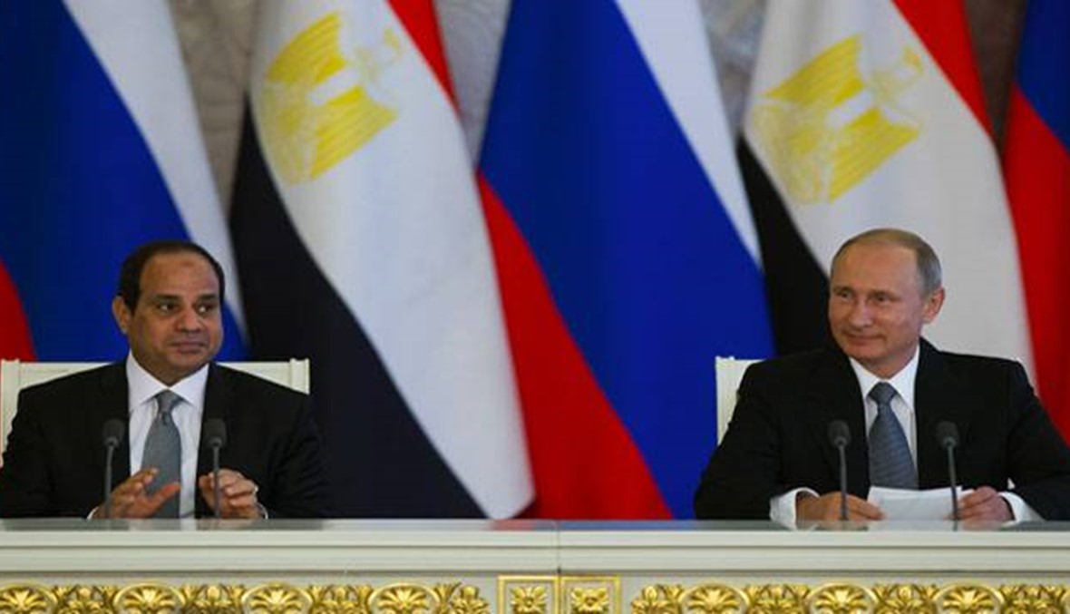 بوتين والسيسي أكّدا أهمية تشكيل جبهة واسعة لمحاربة الإرهاب خبراء روس ومصريون لبناء محطة كهرباء نووية في مصر
