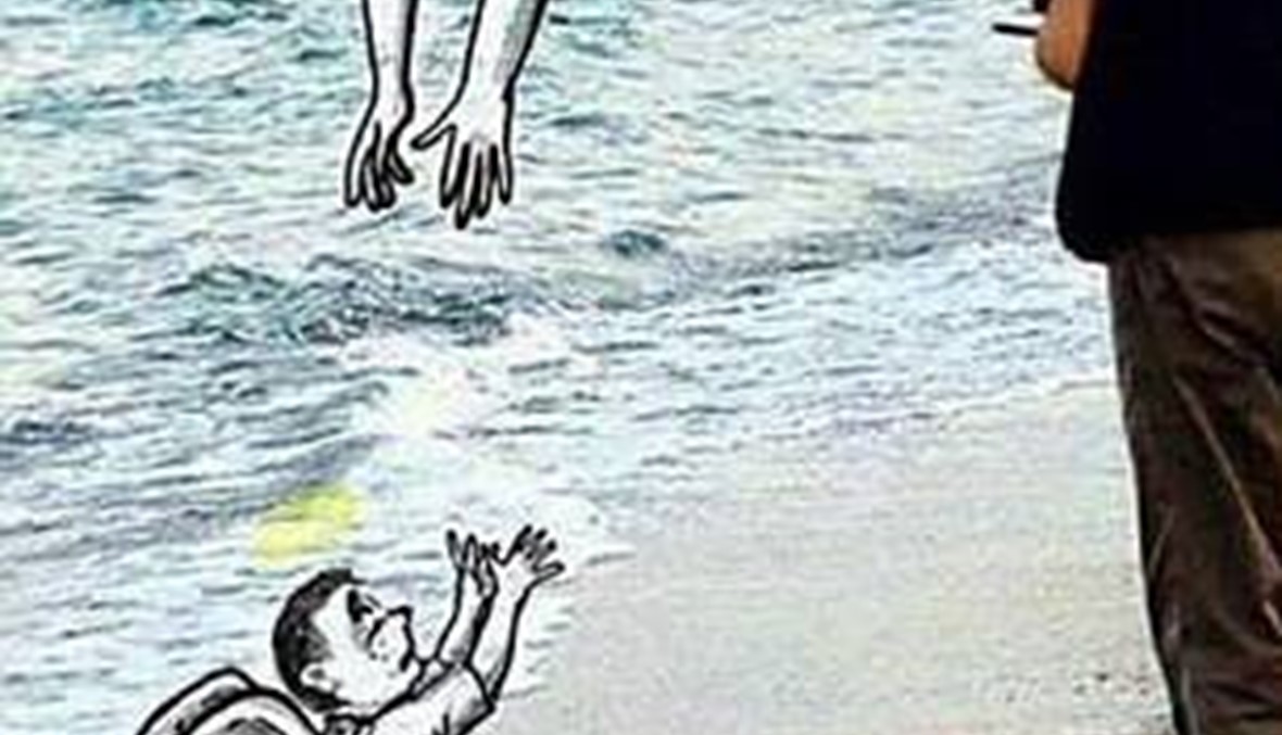 رسوم عن الطفل الغريق تشغل وسائل التواصل الاجتماعي