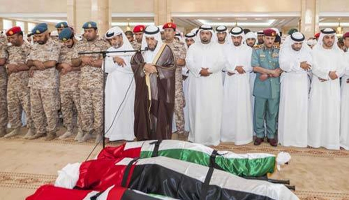 الإمارات تدفن جثامين جنودها وتقصف أهدافا للحوثيين في اليمن