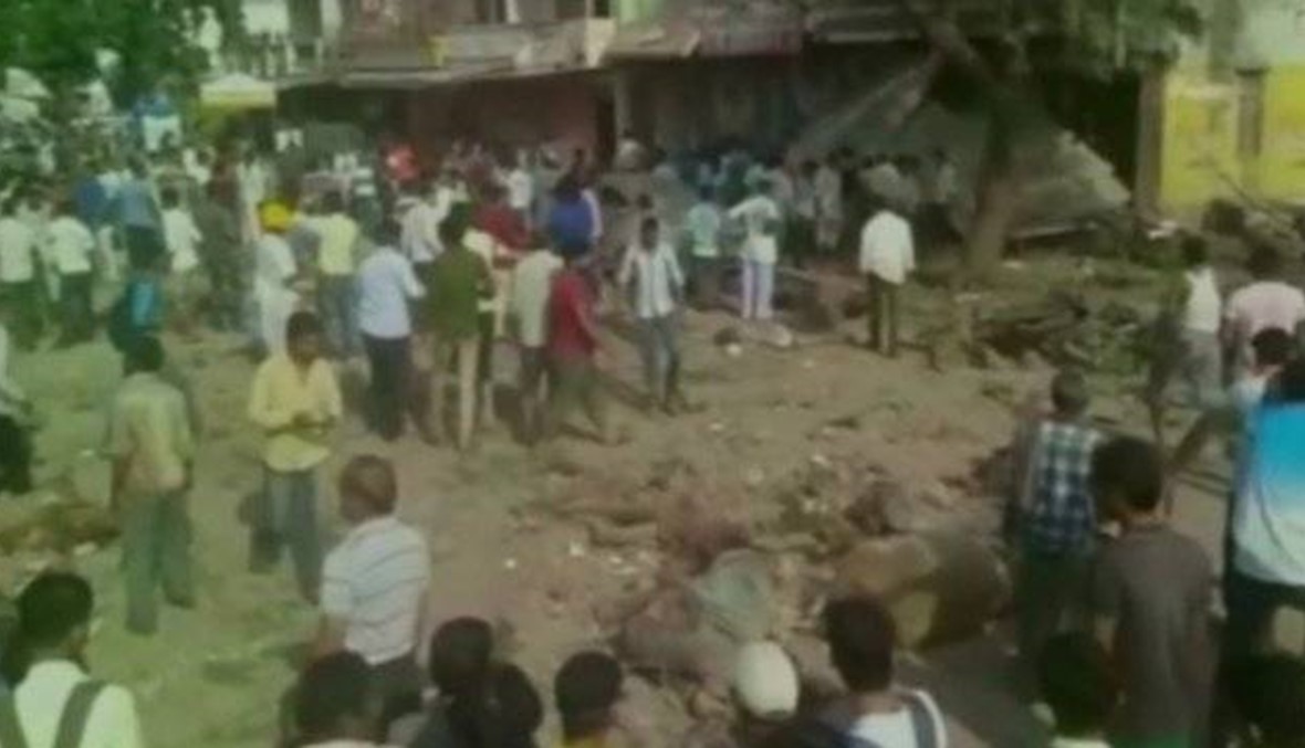 60 قتيلاً على الأقل في انفجار اسطوانة غاز بمطعم في الهند