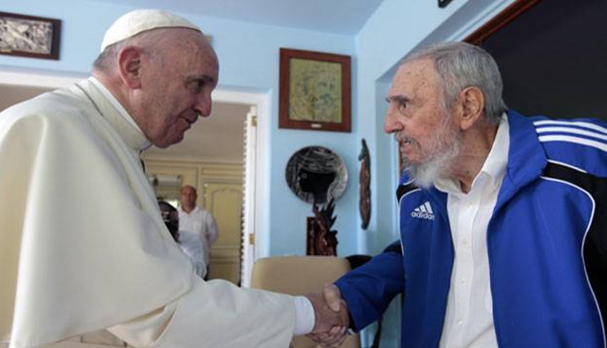 البابا فرنسيس زار فيديل كاسترو
