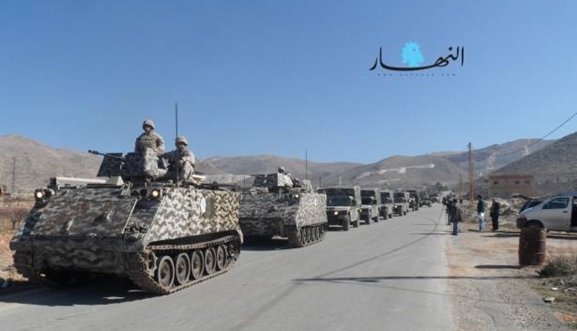 الجيش يوقف تسعة سوريين ولبنانياً من عرسال