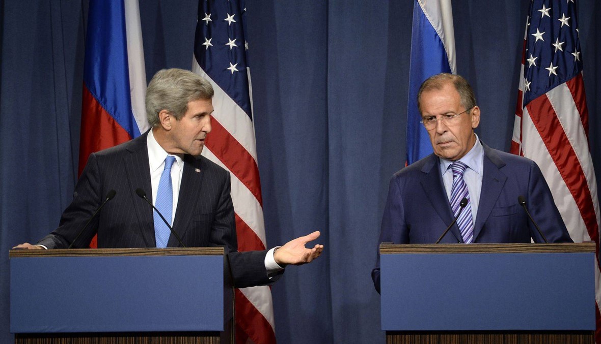 كيري للافروف: الولايات المتحدة قلقة من دعم موسكو العسكري للأسد