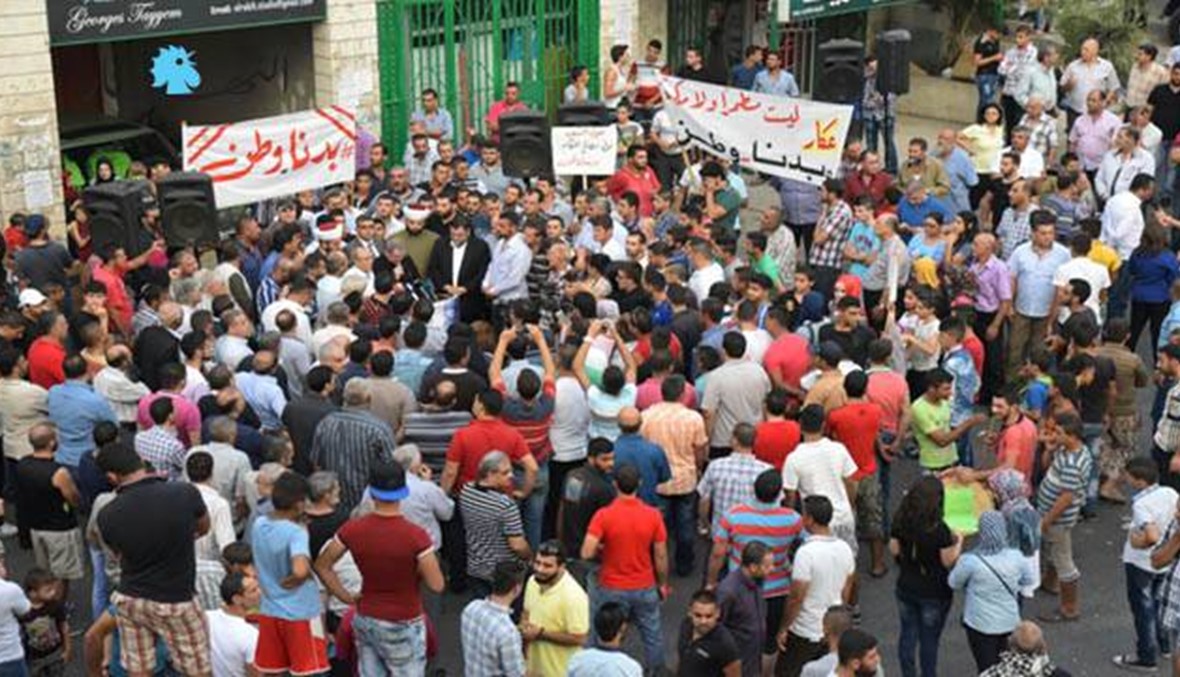 اعتصام في حلبا ضد نقل النفايات إلى عكار واجتماع في أزهر البقاع يرفض مطمر المصنع