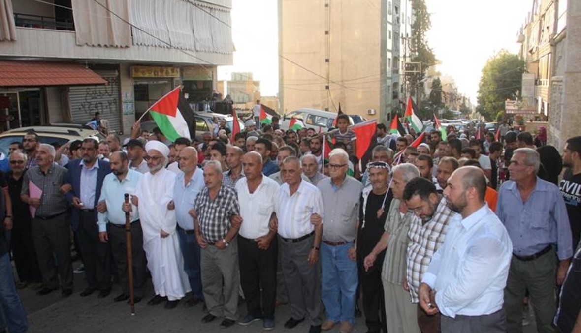اعتصام للفصائل الفلسطينية في وادي الزينة... "على القدس رايحين، شهداء بالملايين"