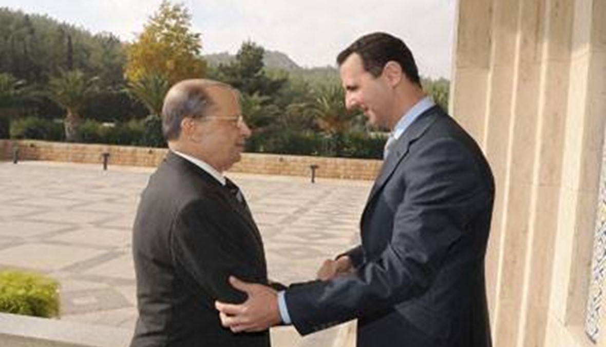 عون و"تبرئة" النظام السوري