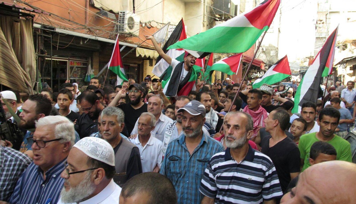 مسيرة في عين الحلوة احتجاجاً على الانتهاكات الاسرائيلية في حق الاقصى