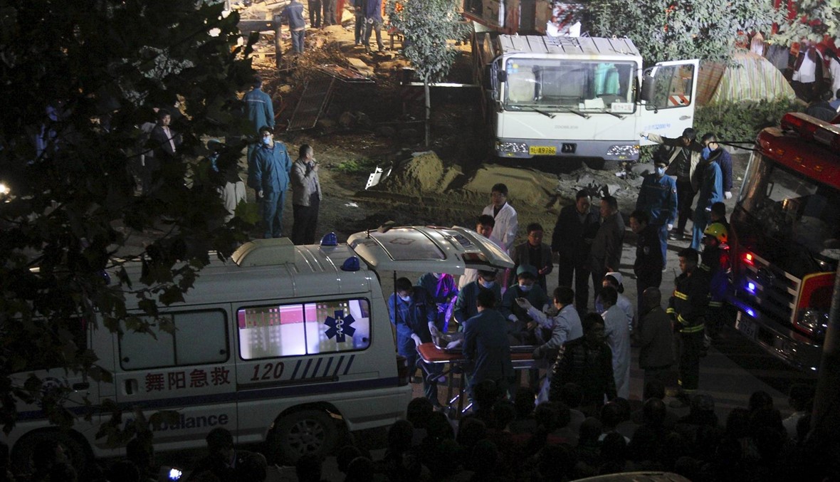 17 قتيلا بانهيار مبنى في وسط الصين