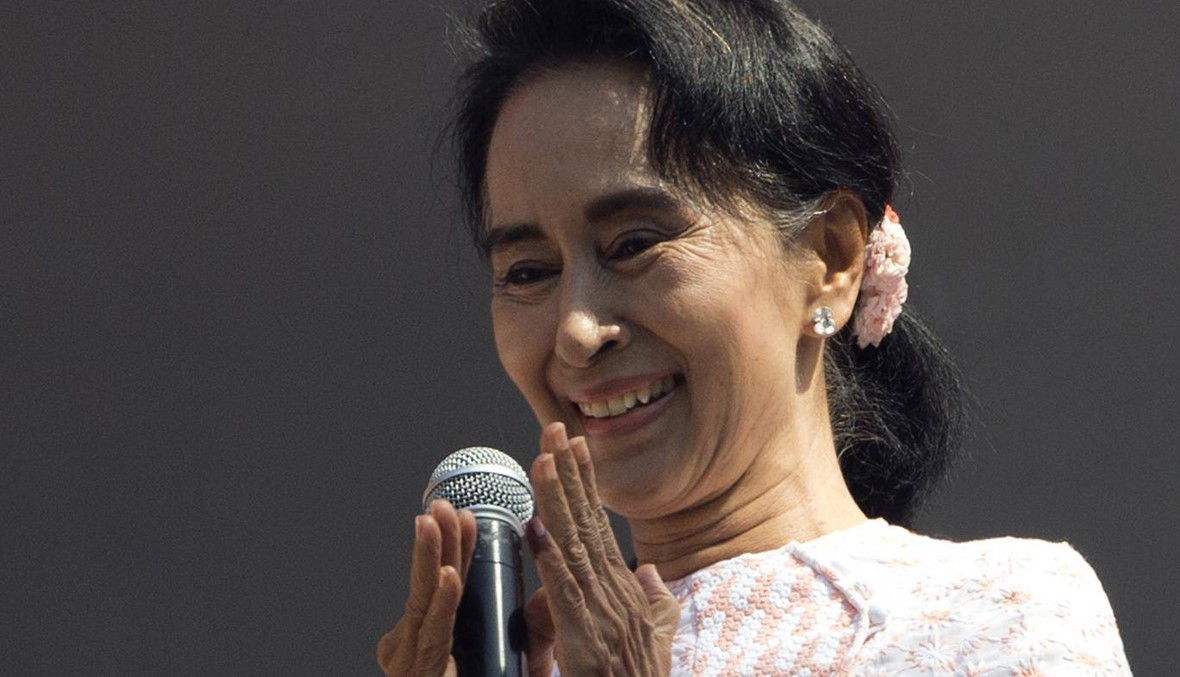 حزب اونغ سان سو تشي يعلن فوزه بـ"اكثر من 70% من المقاعد" في انتخابات بورما
