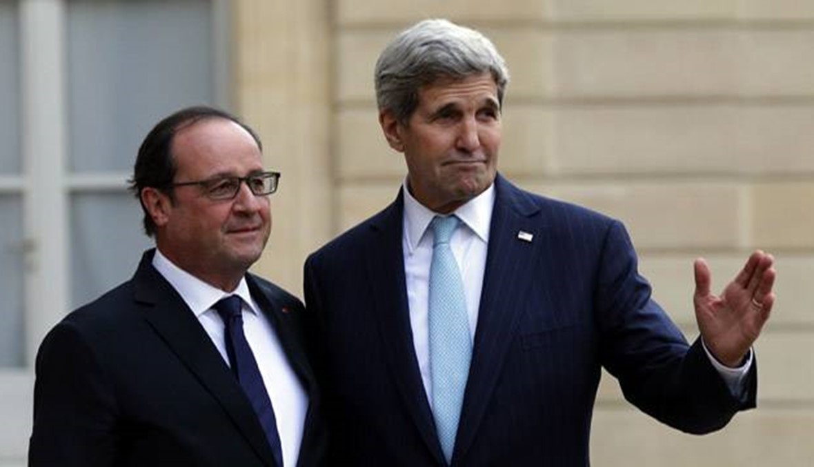 فرنسا تتلقّى دعماً "بالإجماع" من الاتحاد الاوروبي \r\n120 عملية دهم وهولاند ناقش وكيري التعاون ضد "داعش"