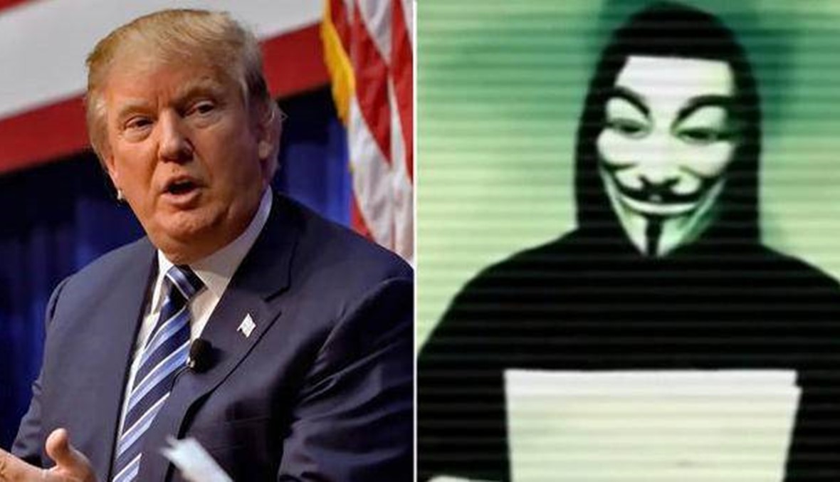 Anonymous ينتقم من دونالد ترامب (بالفيديو)