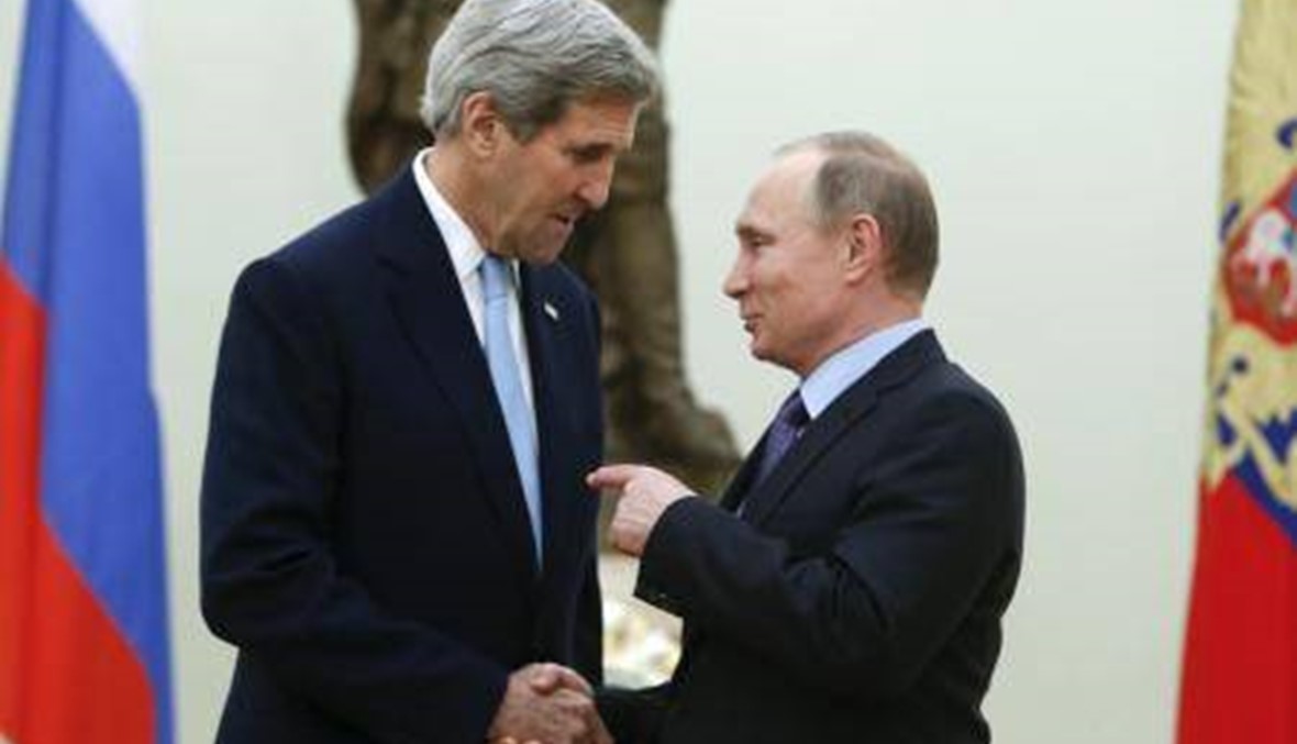بوتين وكيري يجريان محادثات في شأن سوريا