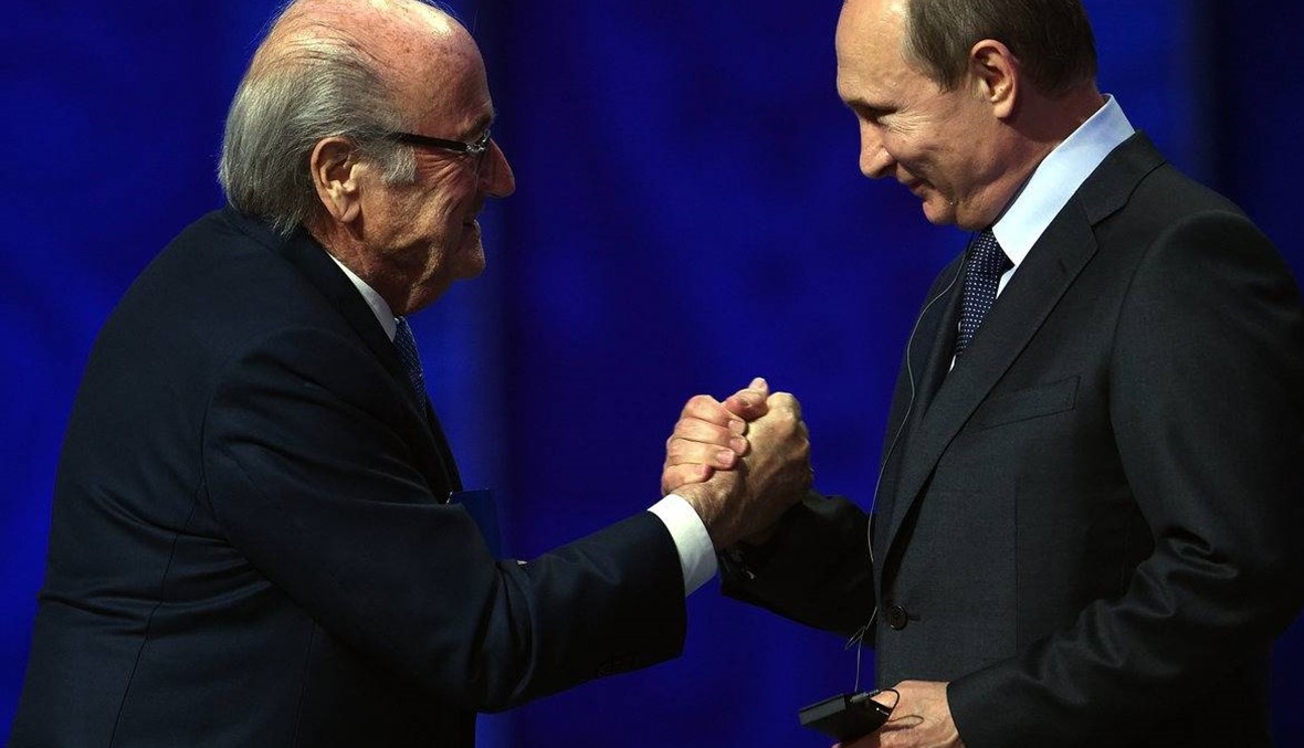 بوتين: بلاتر محترم ويستحق نوبل للسلام