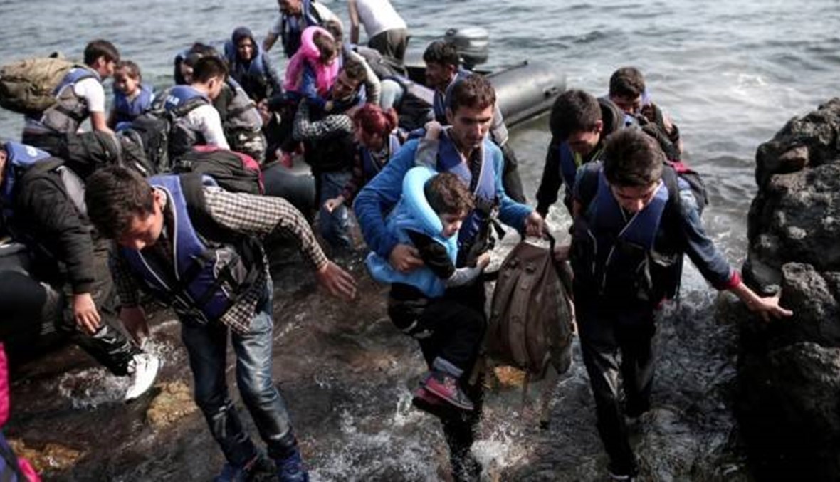 انقاذ 57 مهاجراً كاد أن يبتلعهم بحر ايجه